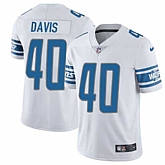 Nike Detroit Lions #40 Jarrad Davis White NFL Vapor Untouchable Limited Jersey,baseball caps,new era cap wholesale,wholesale hats
